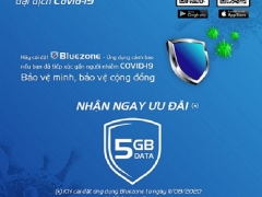 Chung tay đẩy lùi Covid - MobiFone tặng 5GB miễn phí khi cài đặt ứng dụng Bluezone Chung tay đẩy lùi Covid - MobiFone tặng 5GB miễn phí khi cài đặt ứng dụng Bluezone