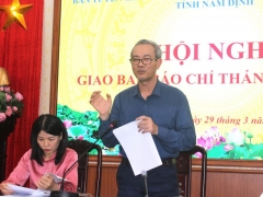 Nam Định tổ chức Hội nghị giao ban báo chí tháng Ba