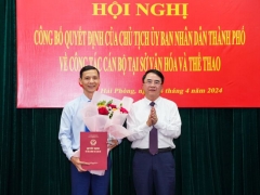 Đồng chí Đỗ Thanh Bình giữ chức vụ Phó Giám đốc Sở Văn hóa và Thể thao Hải Phòng