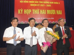 Ông Trần Nam Hưng giữ chức Phó chủ tịch UBND tỉnh Quảng Nam