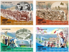 Bộ tem đặc biệt Kỷ niệm 70 năm chiến thắng Điện Biên Phủ