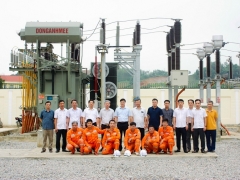 Đóng điện thành công trạm biến áp 110kV Thạch Thành