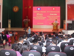 Khai giảng lớp Trung cấp lý luận chính trị dành cho cán bộ tỉnh Hủa Phăn (Lào)