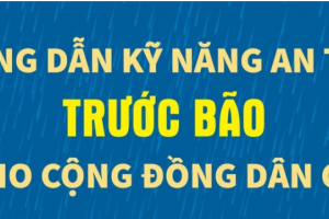 Hướng dẫn kỹ năng an toàn trước và trong bão cho cộng đồng dân cư