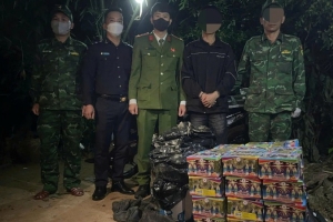 Liên ngành Quảng Trị triệt phá đường dây pháo lậu, tịch thu 557kg pháo hoa nổ