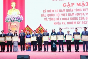 Thanh Hóa: Gặp mặt kỷ niệm 80 năm ngày Tổng tuyển cử đầu tiên bầu Quốc hội Việt Nam