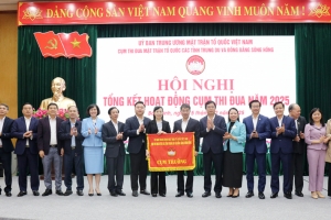 Cụm thi đua MTTQ các tỉnh Trung du và Đồng bằng sông Hồng tổng kết hoạt động năm 2025