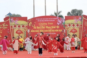 Hải Phòng: Sôi động chương trình vũ đạo thể thao giải trí mừng Đảng, mừng Xuân tại Quảng trường Thống Nhất