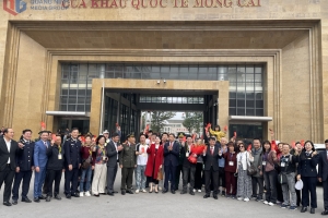 Cửa khẩu Quốc tế Móng Cái đón gần 1.000 lượt khách trong ngày mùng 1 Tết