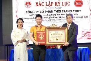 YODY xác lập Kỷ lục Việt Nam về quy mô hệ thống cửa hàng thời trang đa phân khúc
