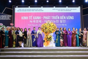 Thúc đẩy hợp tác nữ doanh nhân Thái Nguyên - Gyeongbuk vì kinh tế xanh