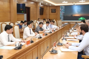 Công ty Cổ phần Đại chúng Novatek (Liên bang Nga) làm việc tại UBND tỉnh Thanh Hóa