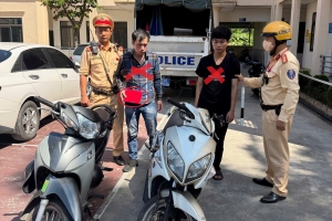Hải Phòng: Bắt giữ 2 đối tượng trộm cắp xe máy