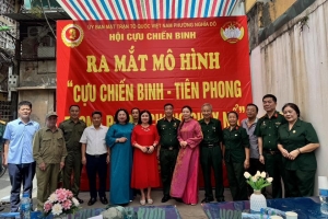 Nghĩa Đô: Ra mắt mô hình “Cựu chiến binh tiên phong phòng chống cháy nổ”