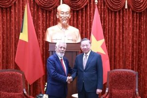 Tổng Bí thư, Chủ tịch nước Tô Lâm tiếp Thủ tướng Timor-Leste Kay Rala Xanana Gusmao