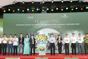 Quảng Ninh: Khởi công dự án nhà ở xã hội tại phường Việt Hưng và phường Hoành Bồ