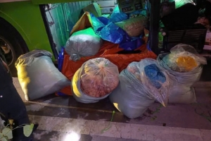 Điện Biên: Phát hiện gần 500kg mỡ lợn bốc mùi hôi thối trên đường đi tiêu thụ