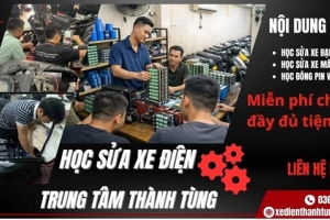 Học nghề sửa xe máy điện VinFast tại Trung Tâm Xe Điện Thành Tùng