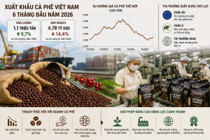 Giữ đà xuất khẩu cà phê: Bài toán không còn nằm ở sản lượng