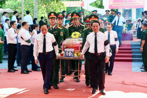 Lễ viếng, lễ truy điệu và an táng 34 hài cốt liệt sĩ tại Nghĩa trang Liệt sĩ Vị Xuyên
