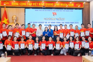 Quảng Ninh: Tập huấn nghiệp vụ, kỹ năng công tác Đoàn năm 2026