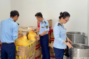 Gia Lai: Phát hiện cơ sở sản xuất gần 3,5 tấn kem trộn không có phiếu công bố