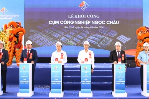 Bắc Ninh: Khởi công Cụm công nghiệp Ngọc Châu tổng vốn đầu tư khoảng 1.000 tỷ đồng