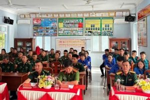 Đồn Biên phòng Vàm Trảng Trâu quán triệt, triển khai kế hoạch tăng cường đấu tranh chống xuất, nhập cảnh trái phép