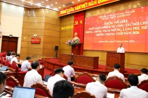 Quảng Ninh: Chủ động phòng ngừa, xử lý nghiêm tham nhũng, lãng phí, tiêu cực
