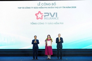 PVI - Top 10 Công ty bảo hiểm phi nhân thọ uy tín Việt Nam năm 2026