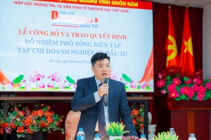 Nhà báo Lê Minh Tuấn được bổ nhiệm Phó Tổng Biên tập Tạp chí Doanh nghiệp và Đầu tư