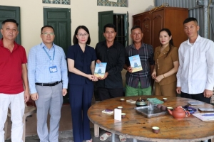 Phường Móng Cái 1 hỗ trợ các tổ chức, hộ gia đình bị thiệt hại do bão số 1