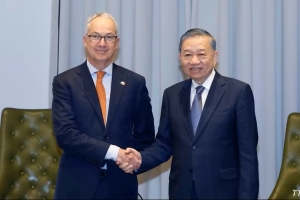 Tổng Bí thư, Chủ tịch nước Tô Lâm tiếp Đặc Phái viên của Chính phủ Australia về Đông Nam Á Nicholas Moore