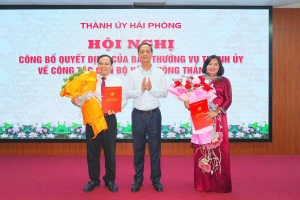 Hải Phòng: Đồng chí Phạm Hưng Hùng được bổ nhiệm giữ chức vụ Chánh Văn phòng Thành ủy