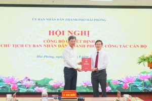 Đồng chí Bùi Xuân Lộc giữ chức vụ Phó Giám đốc Sở Nông nghiệp và Môi trường thành phố Hải Phòng