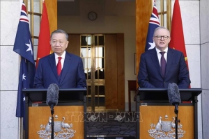 Báo chí Australia đưa tin đậm nét về chuyến thăm của Tổng Bí thư, Chủ tịch nước Tô Lâm
