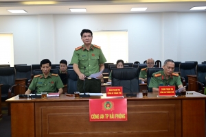 Công an TP. Hải Phòng: Công bố quyết định thanh tra về công tác xử lý vi phạm hành chính đối với 10 đơn vị