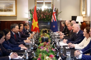 Tuyên bố chung giữa Việt Nam và New Zealand nhân chuyến thăm cấp Nhà nước của Tổng Bí thư, Chủ tịch nước Tô Lâm tới New Zealand