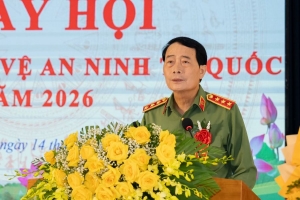 Thứ trưởng Bộ Công an Lê Quốc Hùng dự Ngày hội toàn dân bảo vệ ANTQ năm 2026 tại Quảng Trị
