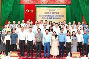 Bắc Ninh: Xã Yên Trung đón đoàn công tác phường Hải Vân - Đà Nẵng đến thăm và làm việc