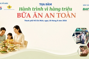 Sắp diễn ra tọa đàm “Hành trình vì hàng triệu bữa ăn an toàn”