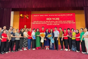 Hà Nội: Phường Nghĩa Đô chuyển giao hai hội quần chúng về trực thuộc Ủy ban MTTQ Việt Nam phường
