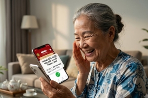 Người dân có thể nhận lương hưu và trợ cấp an sinh xã hội qua ứng dụng VNeID từ cuối tháng 9