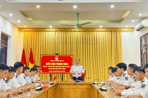 Tuổi trẻ Hải đội 102 tự hào tiến bước dưới cờ Đảng