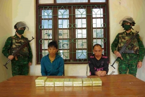 Điện Biên: Triệt phá liên tiếp hai vụ vận chuyển ma túy, thu giữ 15 bánh heroin và 6.000 viên ma túy tổng hợp