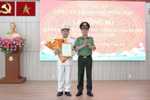 Đồng Nai: Điều động Đại tá Nguyễn Văn Võ giữ chức Trưởng phòng Cảnh sát giao thông