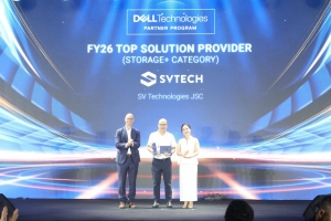 SVTECH khẳng định thương hiệu với giải thưởng Top Solution Provider FY26