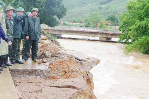 Quân khu 3 kiểm tra công tác phòng, chống bão số 4 tại Quảng Ninh