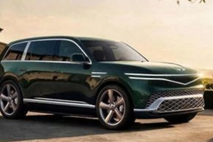 Genesis trình làng mẫu SUV điện đầu bảng GV90 với cửa mở ngược và nội thất xa xỉ