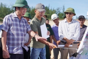 Tập trung tháo gỡ điểm nghẽn, đẩy nhanh tiến độ các dự án đường ven biển phía Nam Quảng Trị